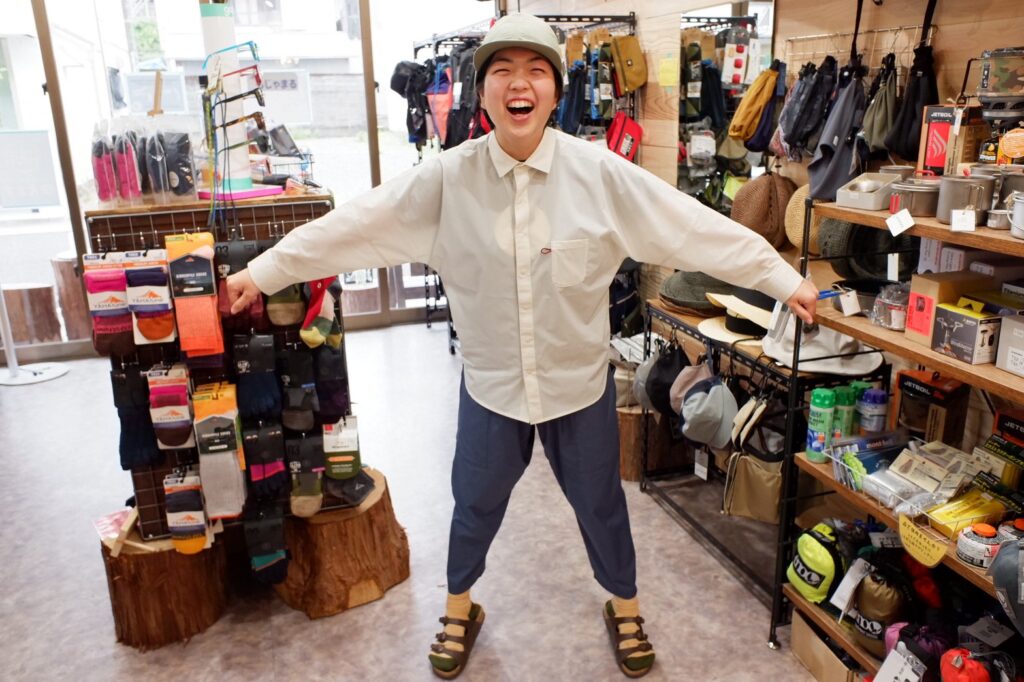 女性が考えた男女兼用パンツ ムササビパンツ 【AXESQUIN 凌 別注 