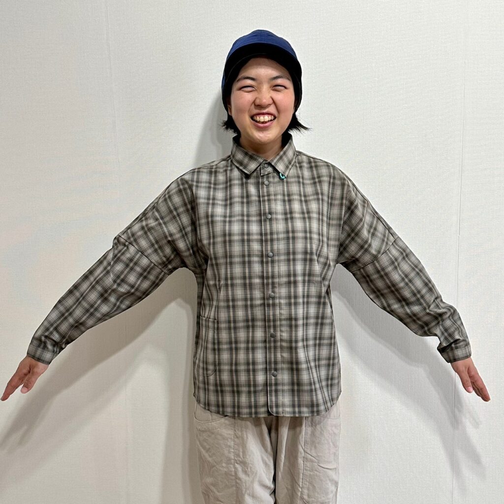 2年かかって完成した山シャツ。ムササビwoolenクラシカルシャツの 